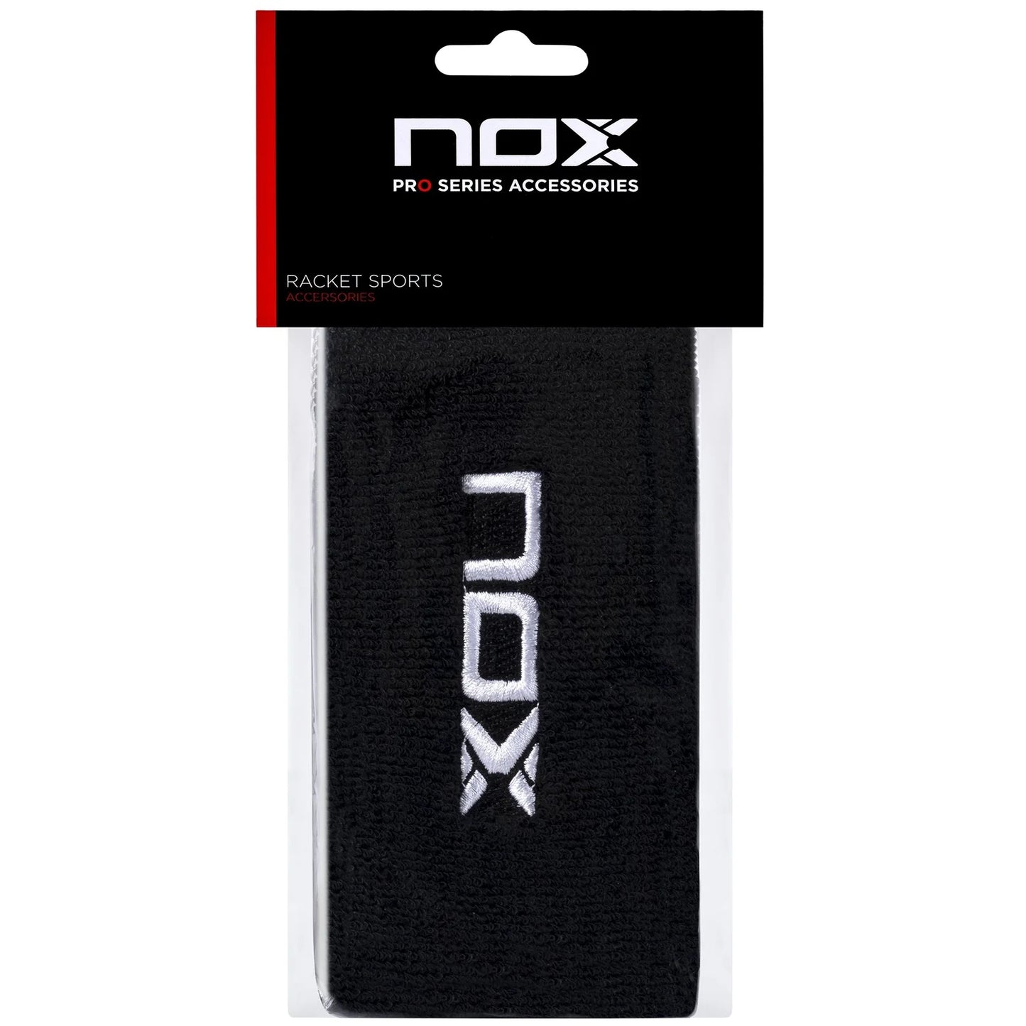 NOX long sport wristbands black/white